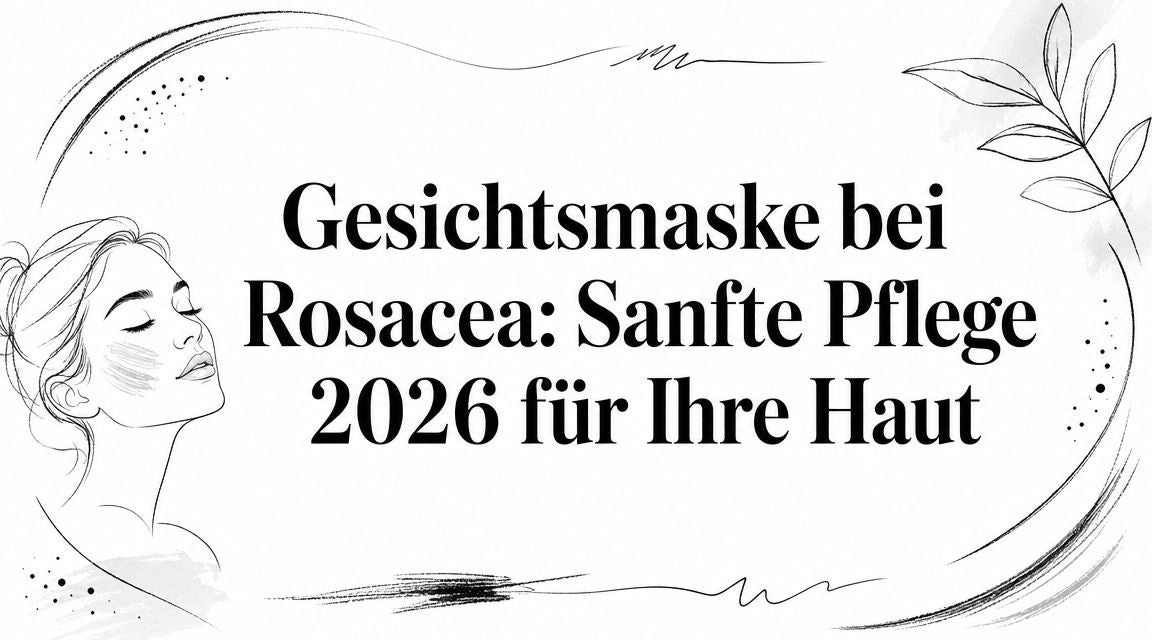 Gesichtsmaske bei Rosacea: Sanfte Pflege 2026 für Ihre Haut