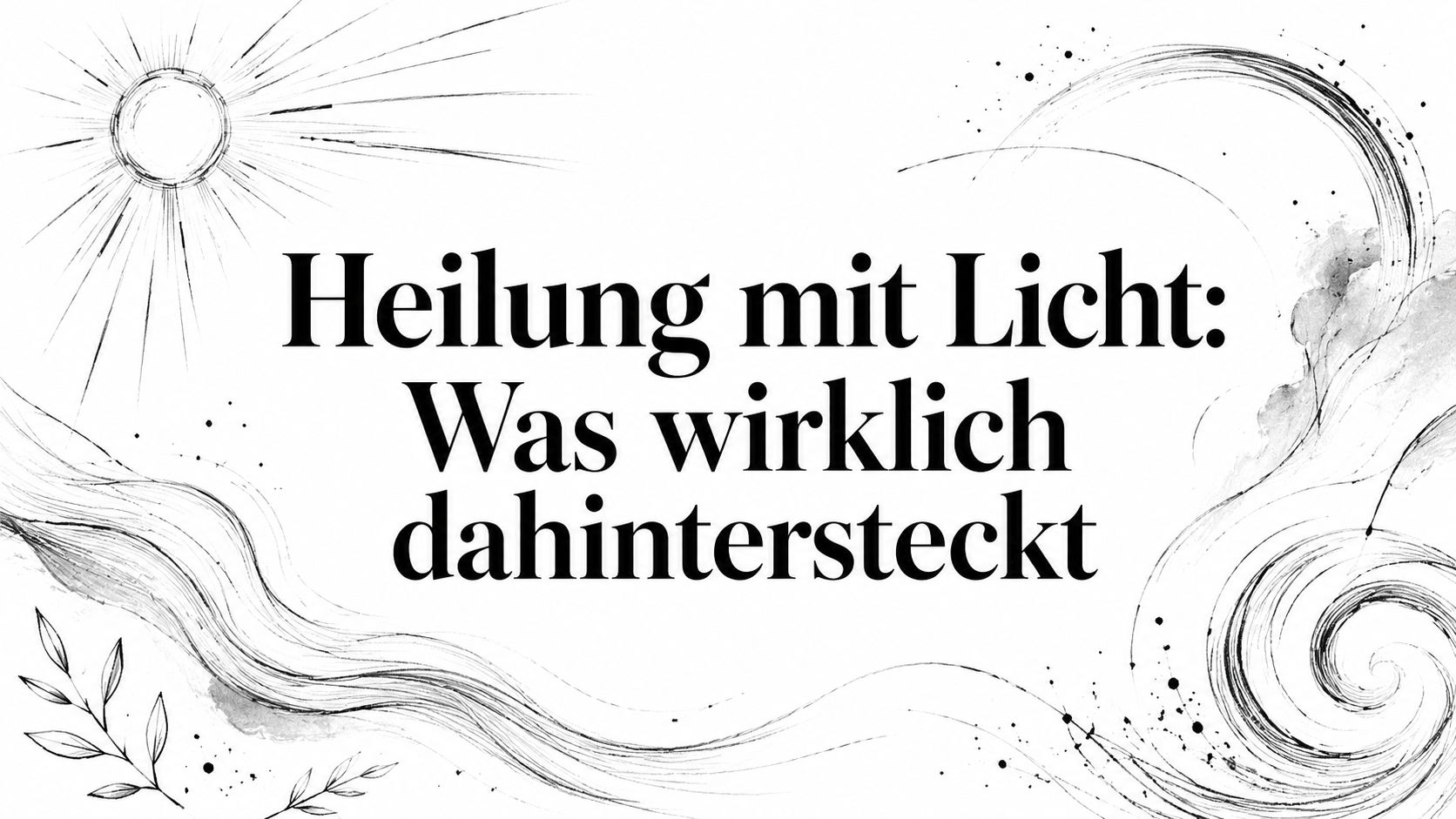 Heilung mit Licht: Was wirklich dahintersteckt