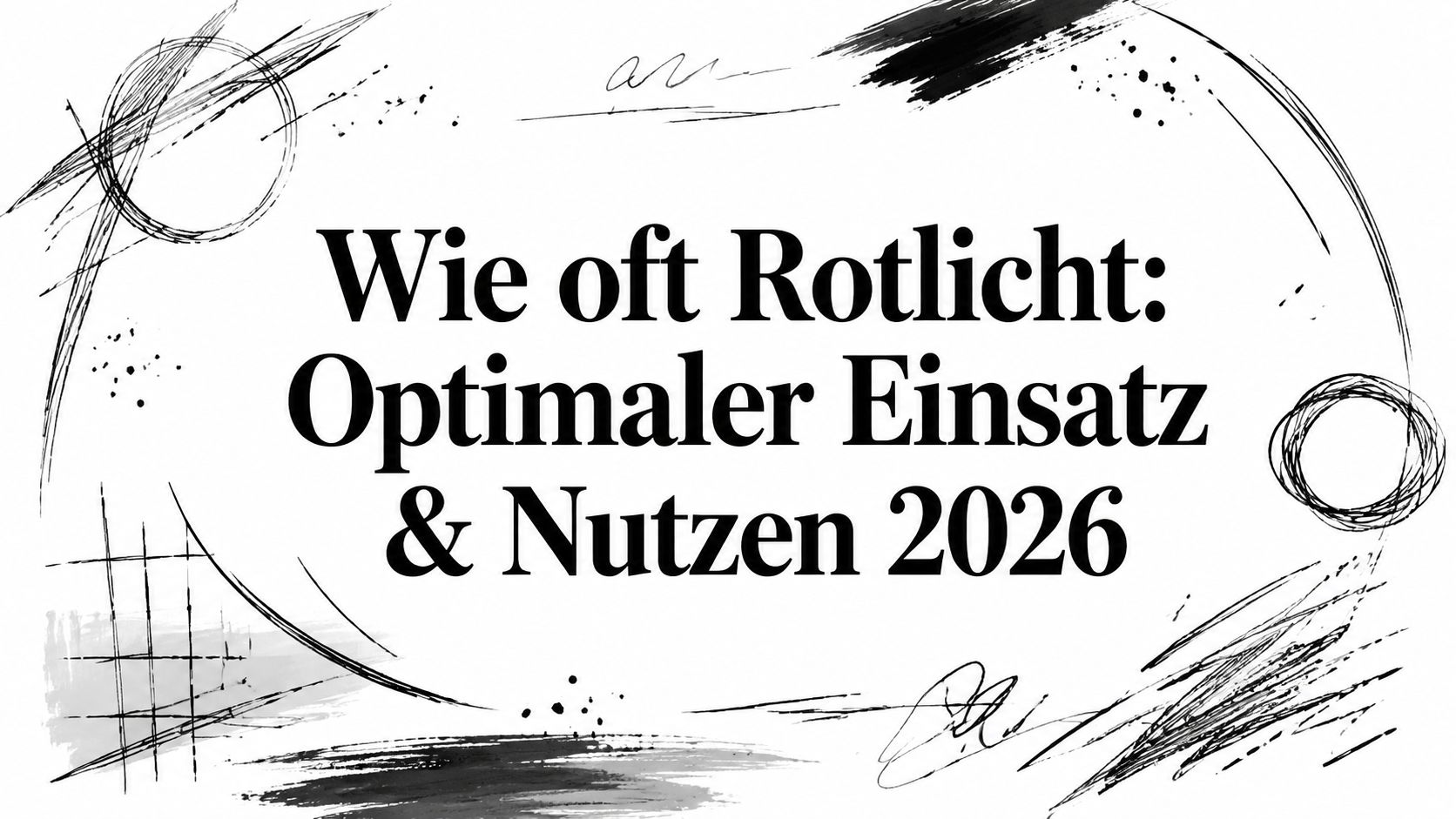 Wie oft Rotlicht: Optimaler Einsatz & Nutzen 2026