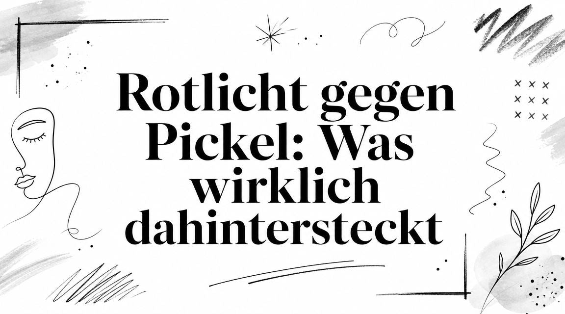 Rotlicht gegen Pickel: Was wirklich dahintersteckt