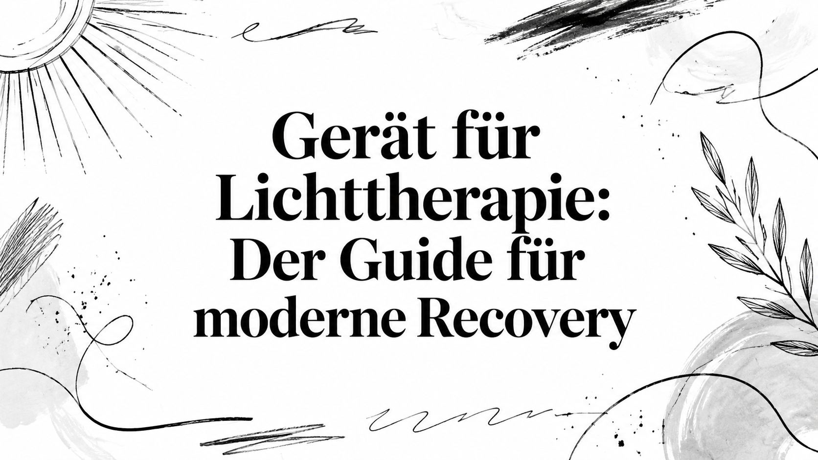 Gerät für Lichttherapie: Der Guide für moderne Recovery