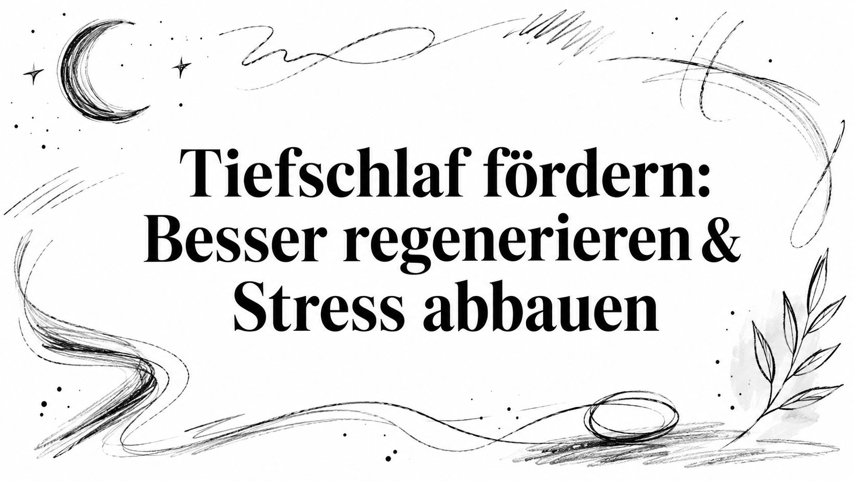 Tiefschlaf fördern: Besser regenerieren & Stress abbauen