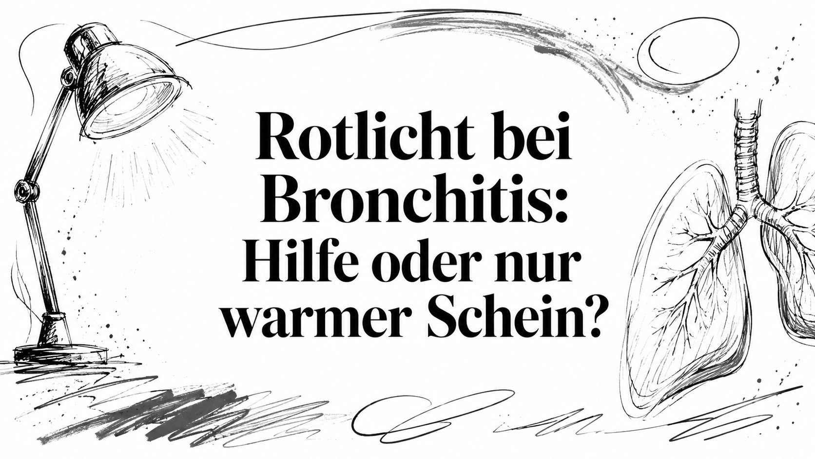 Rotlicht bei Bronchitis: Hilfe oder nur warmer Schein?
