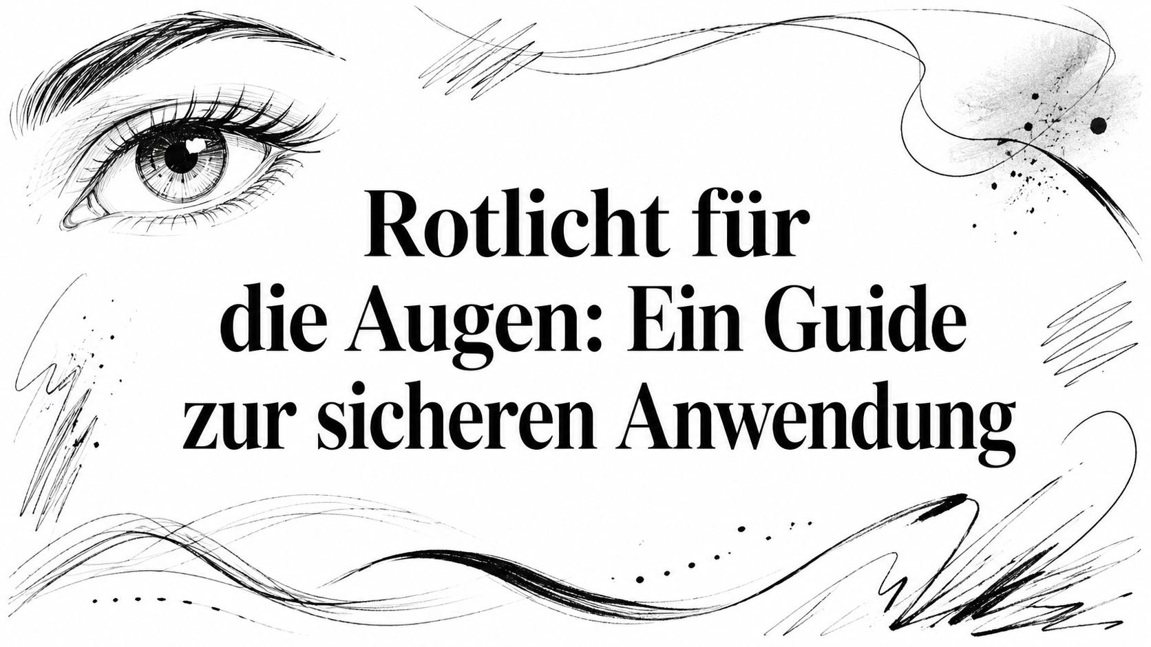 Rotlicht für die Augen: Ein Guide zur sicheren Anwendung