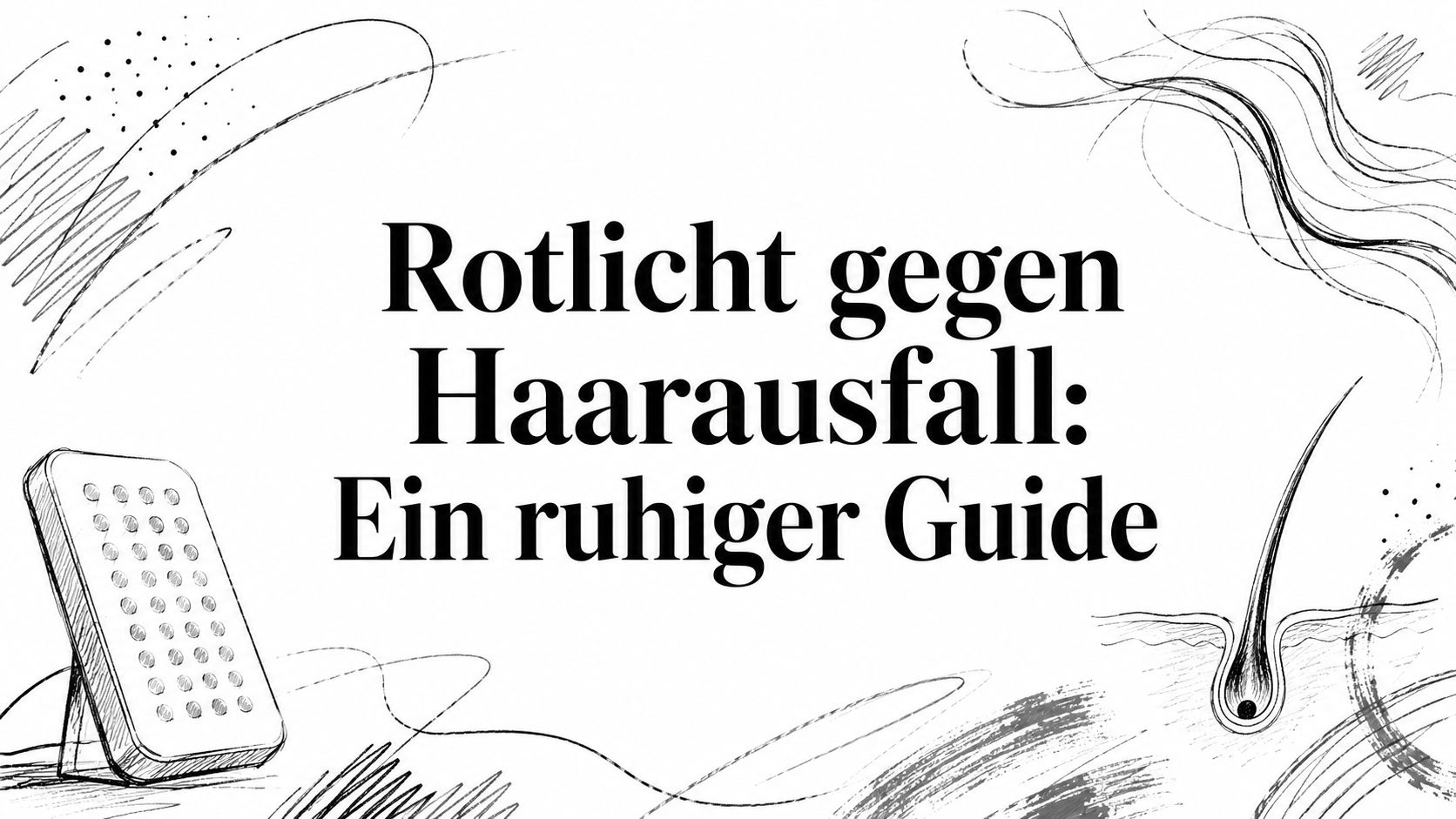 Rotlicht gegen Haarausfall: Ein ruhiger Guide