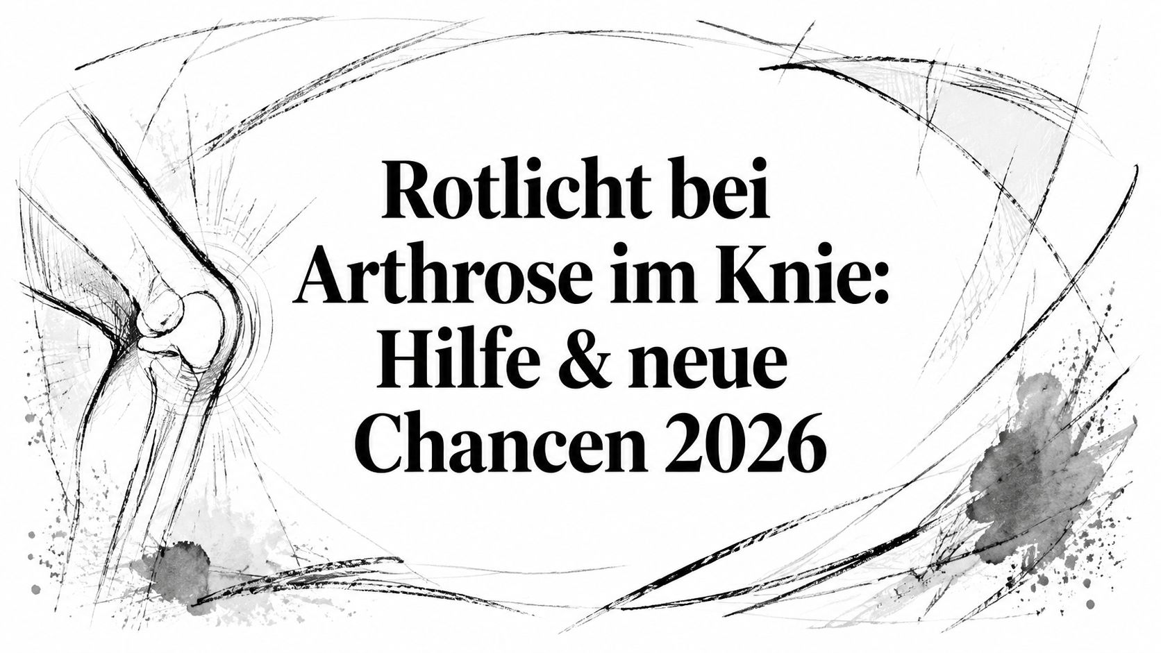Rotlicht bei Arthrose im Knie: Hilfe & neue Chancen 2026