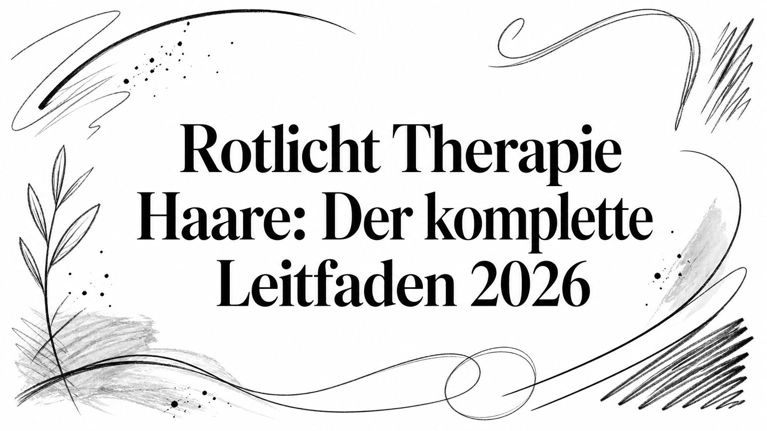 Rotlicht Therapie Haare: Der komplette Leitfaden 2026