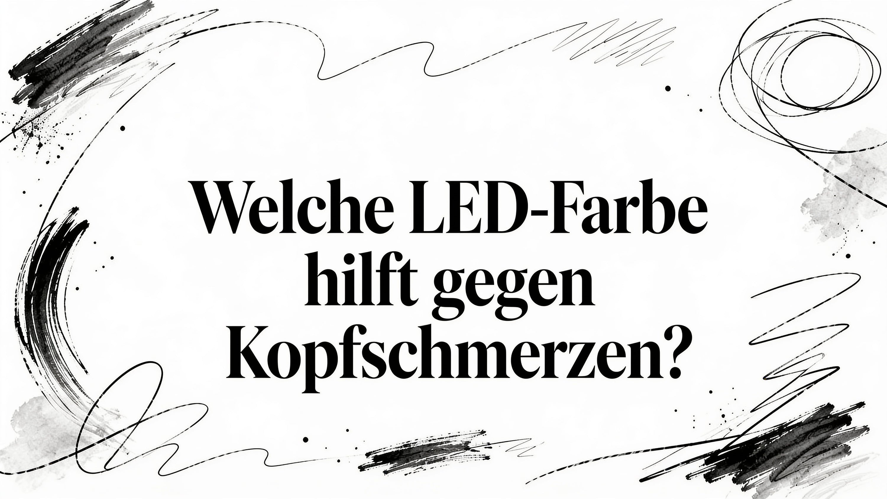 Welche led farbe hilft gegen kopfschmerzen