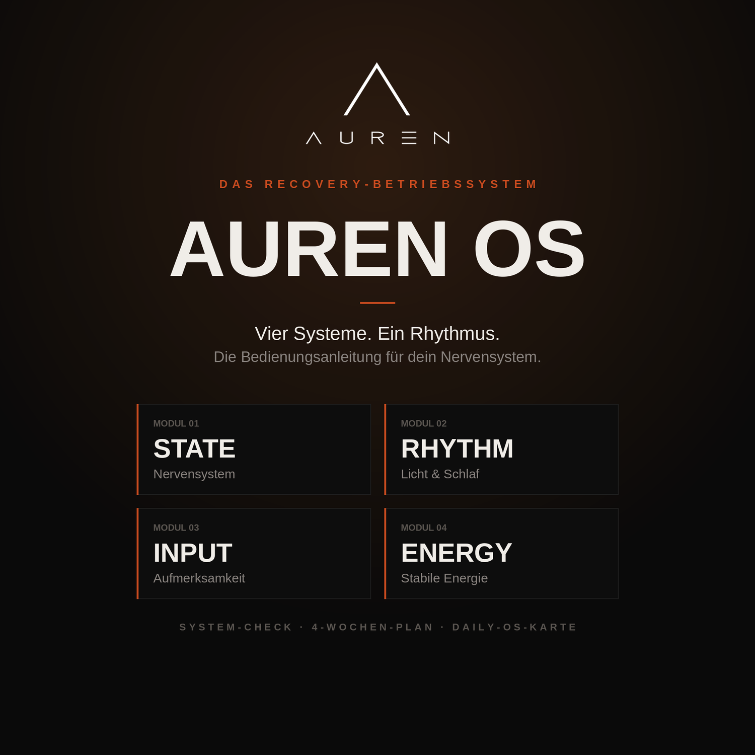 AUREN OS — Das Recovery-Betriebssystem